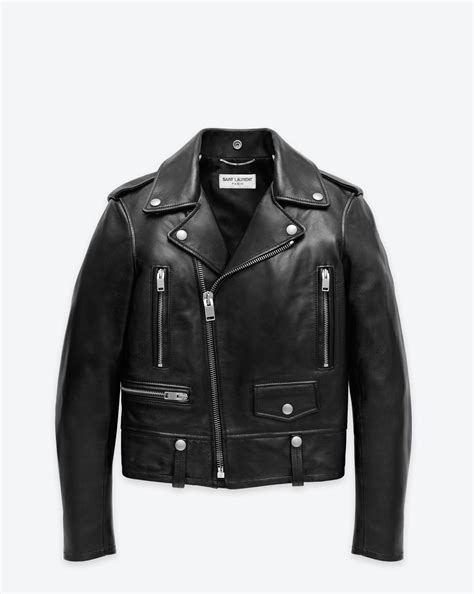 ysl leather jacket moto|YSL leather jacket vintage.